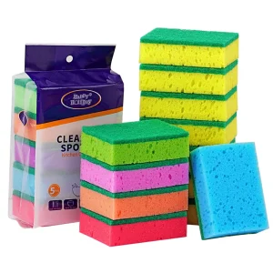 New High Density Good Quality Multi colors Sponge Kitchen Clean Products Scouring Pad