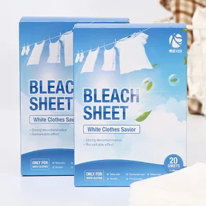 New Innovate Product Bleach Sheets Laundry Whitening Detergent Fabric Bleach Laundry Sheet