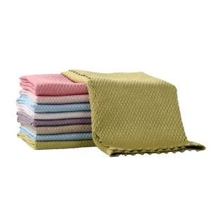 New Microfiber Cleaning Cloth for Household Use Strong Water Absorption for Bathroom Kitchen Floor Car Care Square