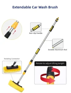 New Model Retractable Cleaning Tool Household Soft Bristled Car Washing Tool Used for Cleaning Glass Car Bodies
