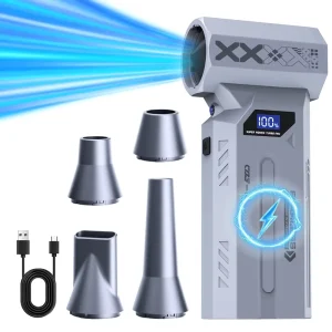 New Powerful High Speed Handheld Portable Turbo Fan Air Duster Car Vacuum Cleaner for Car Interior