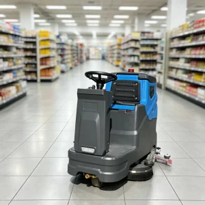 New Ride on Self Propelled 24V Electric Battery Floor Scrubber Cleaning Machine
