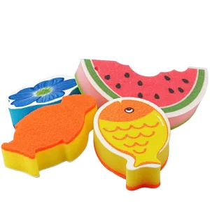Newest Design Non woven Fabric Sponge Three Layers Scouring Pad Multifunction Scrubber Washing Dishes Dishwashing Sponges