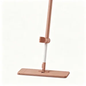 No Hand Wash Microfiber Flat Mop 360 Degree Rotatable Head for Household Dust Hair and Ground Stain Removal Vertical Storage
