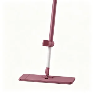 No Hand Wash Microfiber Flat Mop 360 Degree Rotatable Head for Household Dust Hair and Ground Stain Removal Vertical Storage