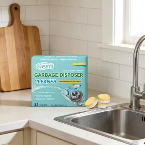 Non-Corrosive Garbage Disposal Cleaner Tablets for Oil and Odor Removal