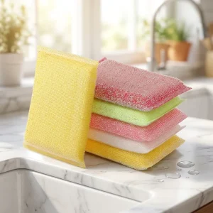 Non-Scratch All-Purpose Sponge Scouring Pad for Kitchen Dishwashing