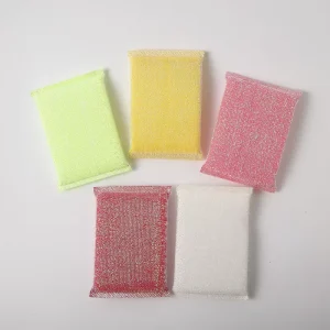 Non-Scratch Durable Polyester Dish Scouring Pad Sponge