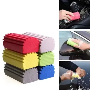 Non Scratch Natural Dishwashing Sponge Kitchen Scrub Sponge for Kitchen Washing Dishes Pots Pans Wood Cellulose Sponges