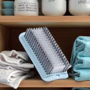 Non-Slip Multi-Functional Handheld PET Cleaning Brush with Plastic Handle
