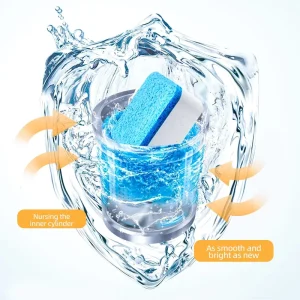 Non-Toxic Disposable Washing Machine Cleaner Tablets Effervescent Fresh Scent