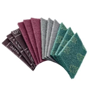 Non-Woven Abrasive Cleaning Sponge Scouring Pad Rolls and Sheets