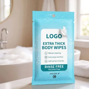 Non-Woven Biodegradable Eco-Friendly Extra Soft Portable Household Adult Cleansing Wipes