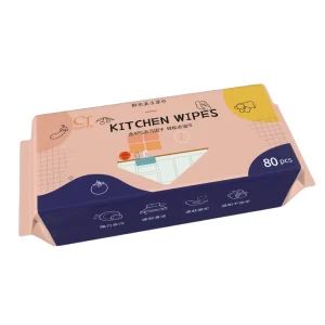 Non Woven Fabric Household Kitchen Cleaning Paper Towels Moist Kitchen Cleansing Tissue Wipes Degreasing Kitchen Wipes Wet