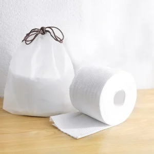 Non Woven Fabric Towel Woven Disposable Face Wash Towel Thickened Absorbent Pearl Pattern Facial Cleaning Towel Disposal Towel
