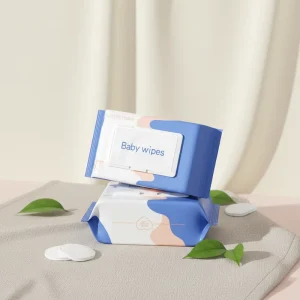 Non-Woven No Additives No Harmful Ingredients 14X19cm Baby Hand Mouth Wet Wipes for Daily Use