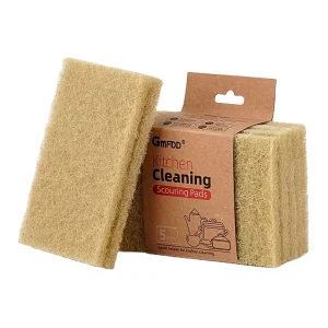 Non scrathed Sisal Scouring Pad for Removing Stubborn Stains Natural Plant Fiber of Coconut Sponge for Kitchen Cleaning Tool