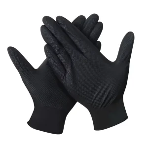 Non-slip Disposable Nitrile Gloves Diamond-textured for Multipurpose Use