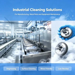 Non staining Aluminum Parts Cleaner Industrial Degreaser Remove Cutting Fluid Residue