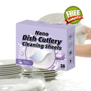 Non-toxic Eco-Friendly Solid Dishwashing Detergent Sheets Lemon Fragrance for Oily Stain Removal Automatic Dishwasher Cleaning