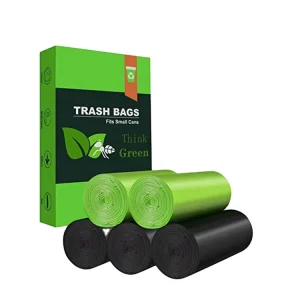 Non-toxic PBAT PLA Drawstring Degradable Garbage Bag Biodegradable Compostable 13/30/55 Gallon Household Trash Bags