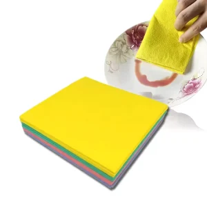Nonwoven Cleaning Cloths Super Absorbent Multi purpose Household Cleaning Use Viscose Polyester 80 to 200g German style