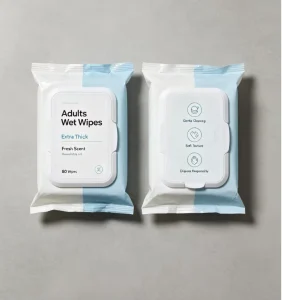 Nonwoven Eco-Friendly Soft Moisturizing Pure Water Cleaning Wet Wipes for Adults Daily Use