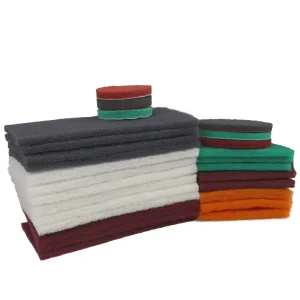 Nonwoven Fabric Abrasive Cleaning Sponge Pad with Non-Slip Surface