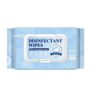 Nonwoven Fabric Disinfectant Wipes with 75% Ethyl Efficient Sterilization 180x150mm Shandong