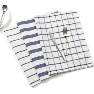 Nordic Style 100% Cotton Kitchen Towels Soft Quick Dry Absorbent Dish Cloths Thick Tea Towels