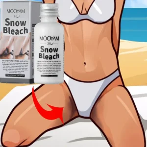 Nourishing Whitening Snow Bleach Body Lotion Intimate Brightening Cream to Even Skin Tone for Underarm Inner Thighs