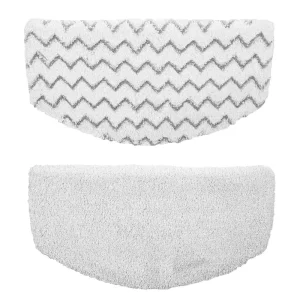 Novelty Design 6 PCS Aluminum Microfiber Replacement Steam Mop Pads High Capacity Heavy Duty Folding Wringing for Powerfresh Mop
