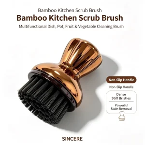 Nylon Kitchen Dish Brush Set for Pots, Pans, and Tableware