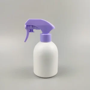 ODM 300ml White Round PET Hand Sanitizer Spray Bottle With High Quality Fine Mist Spray Trigger
