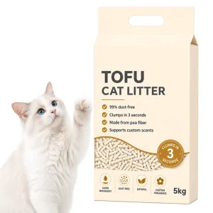 ODM OEM Cat Litter Sand Bean Raw Material Custom Granule & Scent MSDS Certified Tofu Cat Litter for Global Pet Bulk Purchasers