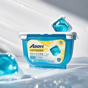 ODM OEM ISO9001 Certified High Efficiency Blue Color Deep Clean Color Protector Eco Laundry Detergent Pods Boxed Long Lasting
