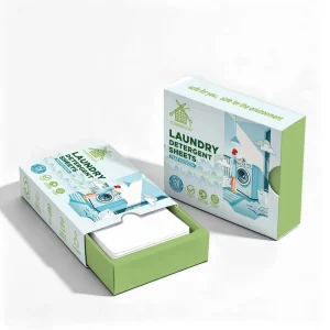 OECD-301B PVA-Free Super-Concentrated Eco-Friendly Plant Enzyme Laundry Detergent Sheets