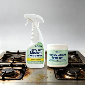 OEM 2 1 Kitchen Grease Cleaner Set Powerful Degreaser Spray Stove Cooktop Oven Burnt Oil Stain Remover Factory Direct
