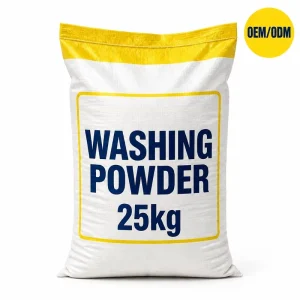 OEM 25kg Bulk Washing Powder Private Label Custom Lemon Floral Factory Direct