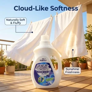 OEM 2kg Scented Laundry Detergent Deep Cleaning Liquid Soap for Clothes