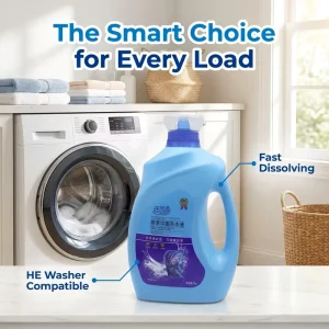 OEM 2kg Scented Laundry Detergent with Natural Enzyme and Fabric Softener