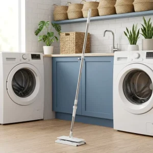 OEM 360 Swivel Clamping Floor Mop with Detachable Handle and Disposable Pad Home Use MOQ 500 Factory Price