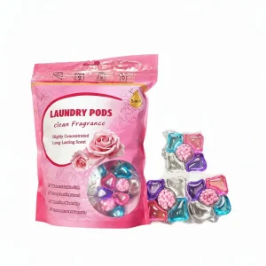 OEM 5 in 1 Laundry Detergent Pods Long Lasting Fragrance Machine Wash Water Soluble Multi Function