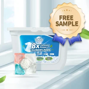 OEM 5-in-1 Laundry Detergent Pods with Sweet Fruity Aroma and Deep-Cleaning Formula