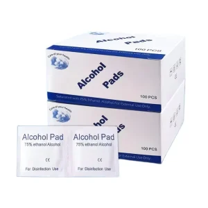 OEM 75% Alcohol Antibacterial Disinfecting Wet Wipes 100-Piece Box Household Cleaning Supplies