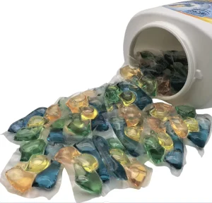 OEM 8X Concentrated Eco-Friendly Disposable Apparel Laundry Pods Antibacterial Long-Lasting Fragrance Private Label
