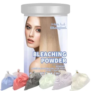 OEM Ammonia-Free Hair Lightening Bleach Powder Lotion for Colored Hair