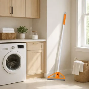 OEM Anti-Static Silicone Floor Squeegee 104.5cm Metal 2-in-1 Sweeping Squeegee Ultra-lightweight Design MOQ 500