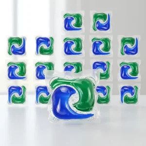 OEM Antibacterial Dishwasher Detergent Liquid Pods 30%-50% Active Ingredient for Tableware