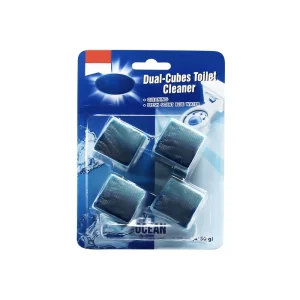 OEM Automatic Toilet Bowl Cleaner Block Toilet Rim Block Blue Toilet Cleaner Cubes Fresh Scent Bathroom Cleaner